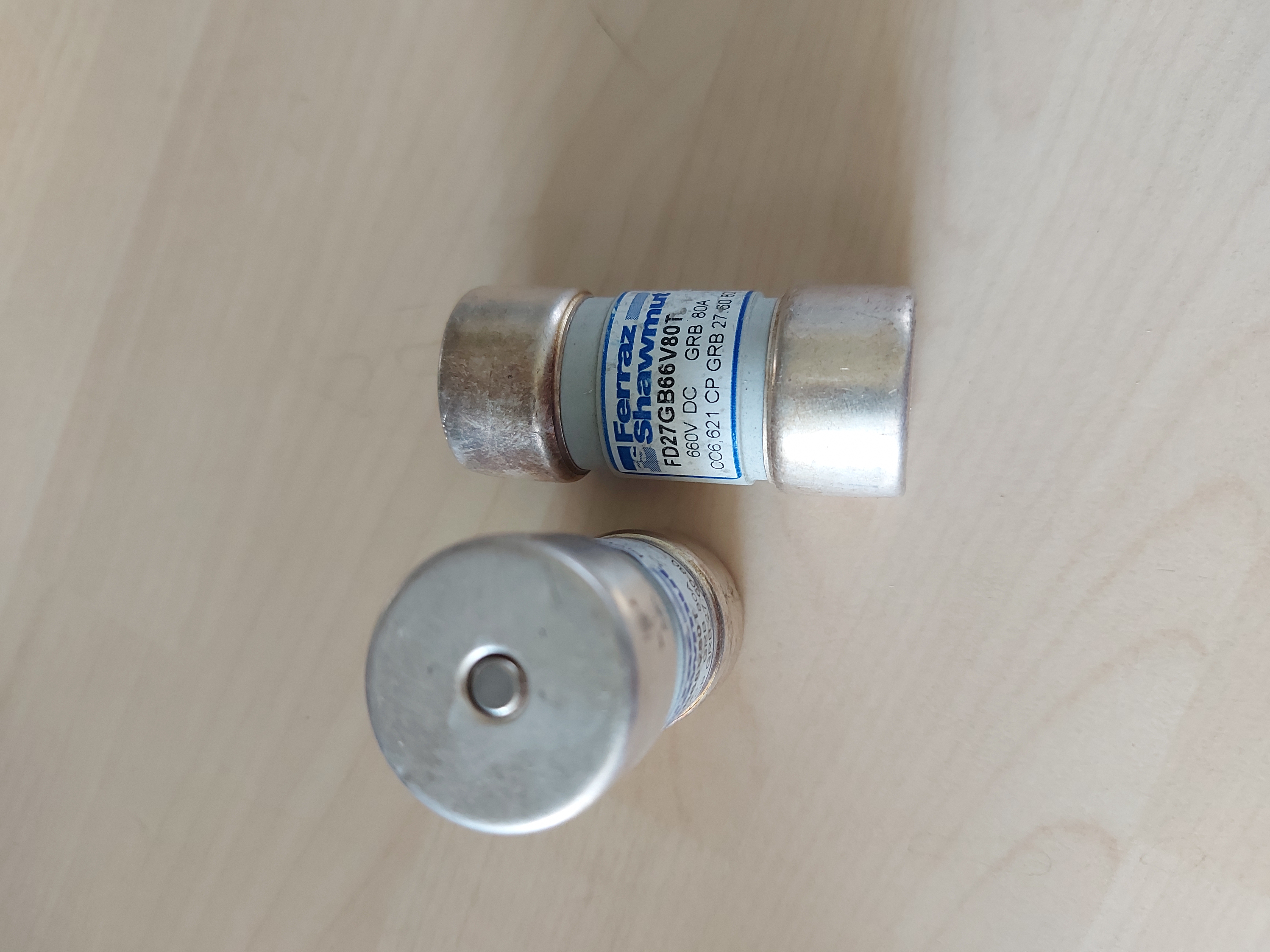 Ferraz Shawmut 80 A. Sicherung 27 X 60 / - 660 V DC GRB 80A